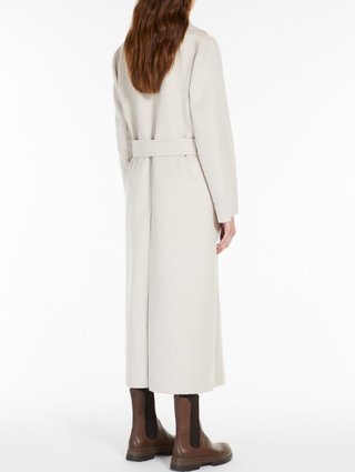 Кремовое пальто MAX MARA: фото 2 - Invogue
