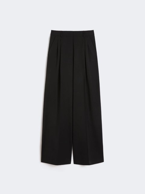 Чорні брюки WEEKEND MAX MARA з суміші вовни: фото - Invogue