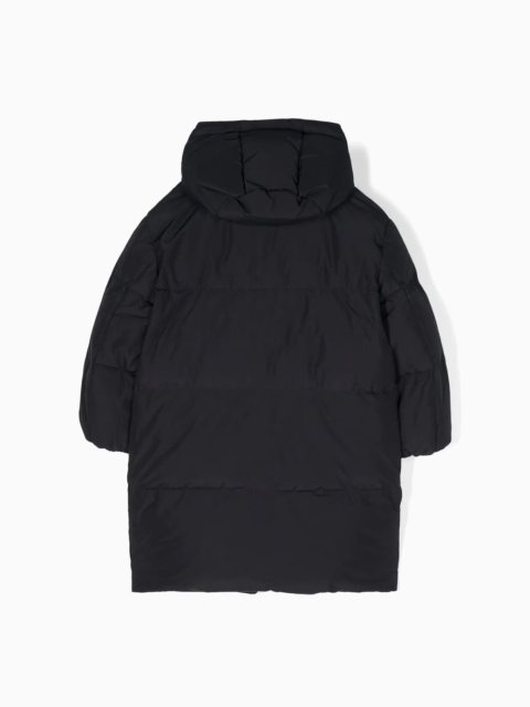 Синя куртка EMPORIO ARMANI з капюшоном: фото 1 - Invogue