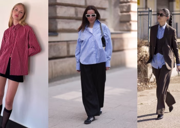 Как стильно носить мужскую рубашку: образы, сочетания и советы: фото - Invogue