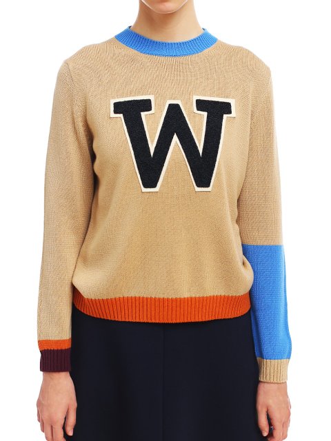 Бежевый свитер WEEKEND MAX MARA: фото 3 - Invogue