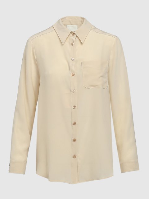 Бежевая рубашка MARELLA: фото - Invogue