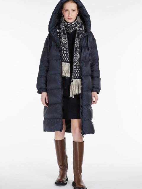 Темно-синее пальто MAX MARA: фото 4 - Invogue