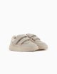Кремові кеди EMPORIO ARMANI KIDS зі шкіри: фото 1 - Invogue