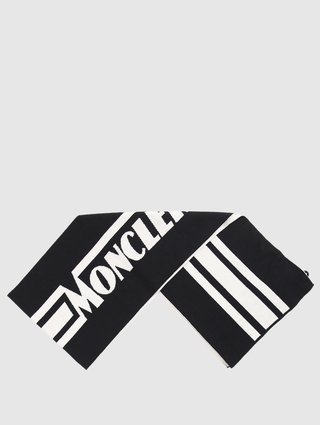 Чёрный шарф MONCLER ENFANT: фото - Invogue