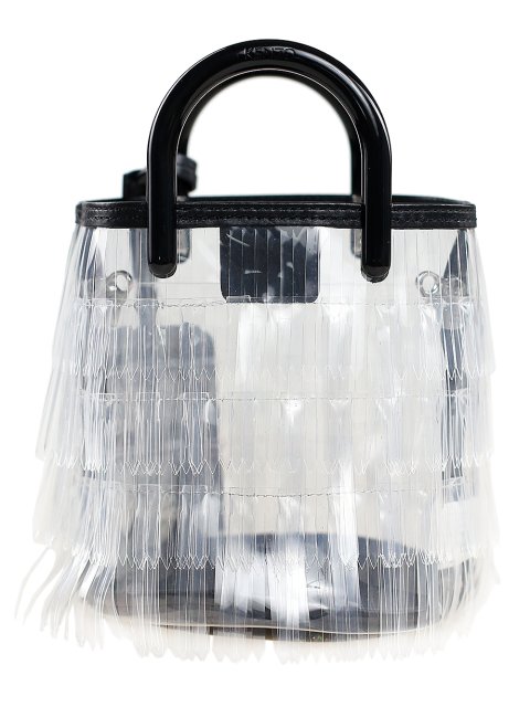 Серебристая сумка KENZO: фото 2 - Invogue