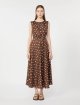 Коричнева сукня Max Mara з шовкового твілу: фото 3 - Invogue