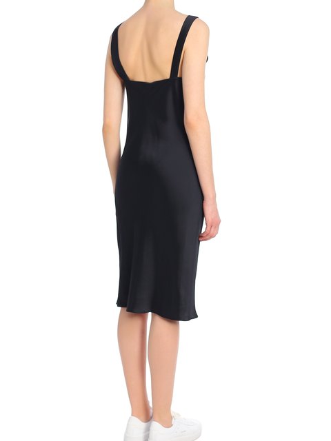 Чёрное платье HELMUT LANG: фото 2 - Invogue
