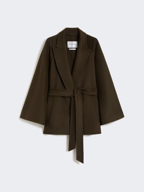 Темно-коричневе пальто MAX MARA з вовни: фото - Invogue