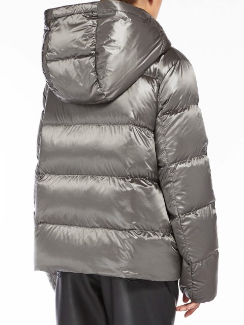 Серая куртка MAX MARA: фото 2 - Invogue