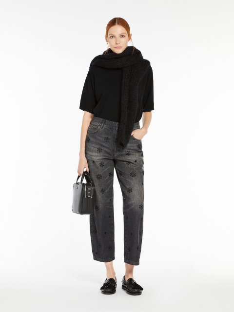Чорні джинси WEEKEND MAX MARA з лелітками: фото 1 - Invogue