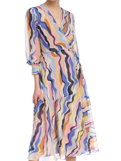 Розовое платье MARELLA: фото 3 - Invogue