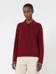 Малиновий светр MAX MARA з чистої вовняної пряжі: фото 2 - Invogue