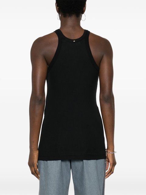 Чорний топ Sportmax в рубчик: фото 3 - Invogue