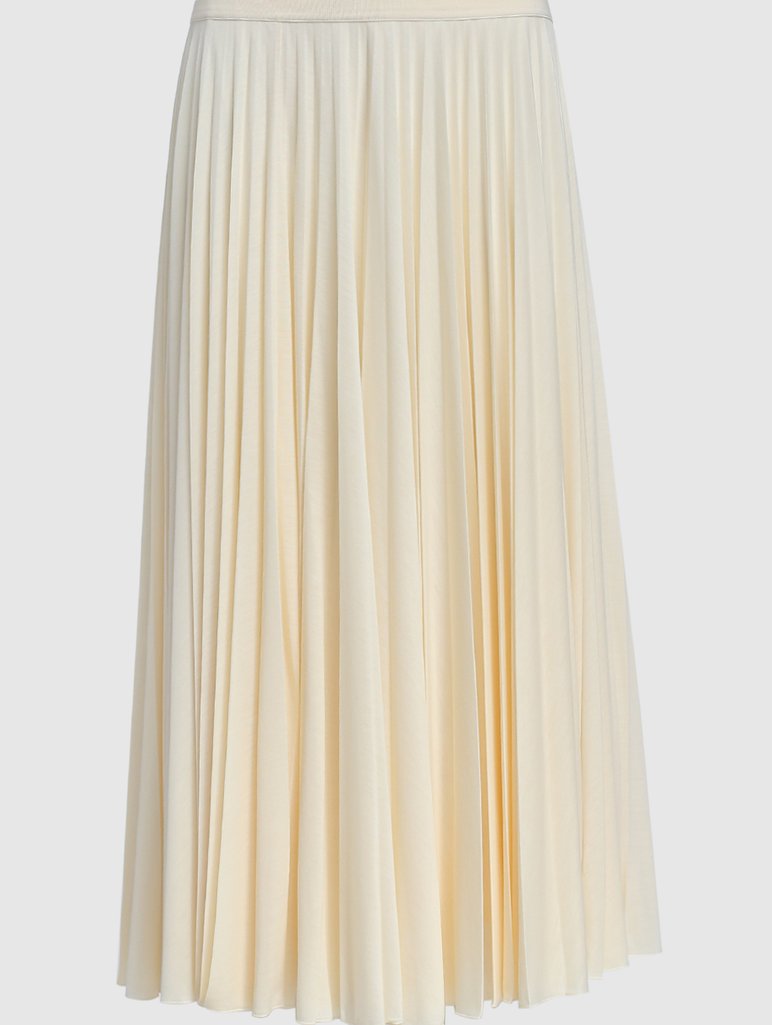 Молочная юбка MAX MARA: фото - Invogue