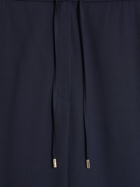 Синие брюки Max Mara из шерсти: фото 2 - Invogue
