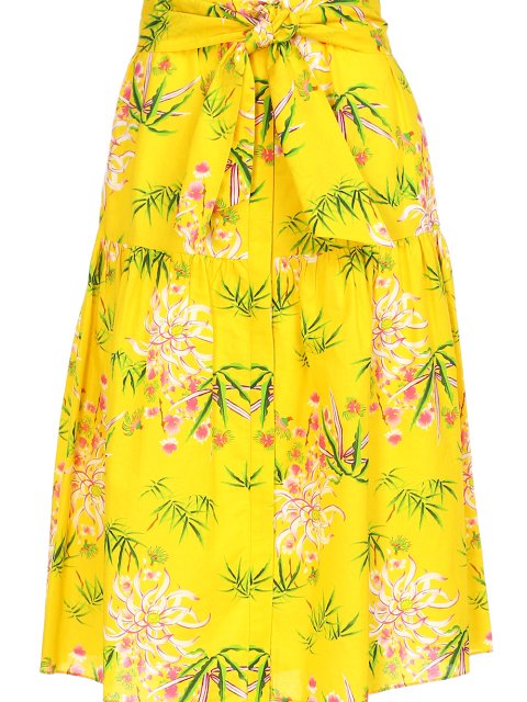 Жёлтая юбка KENZO: фото - Invogue