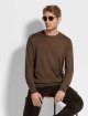 Коричневий светр ZEGNA з кашеміру та шовку: фото 1 - Invogue