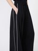 Чорні штани Weekend Max Mara з ліоцелу та бавовни: фото 4 - Invogue