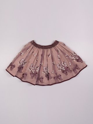 Рожева спідниця MONNALISA : фото 1 - Invogue