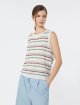Жилет в полоску WEEKEND MAX MARA из льняной пряжи: фото 4 - Invogue