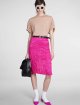 Спідниця кольору фуксії Acne Studios міді: фото 5 - Invogue