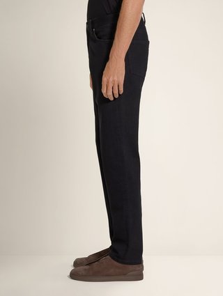 Чёрные джинсы Zegna из хлопка с эластаном: фото 2 - Invogue