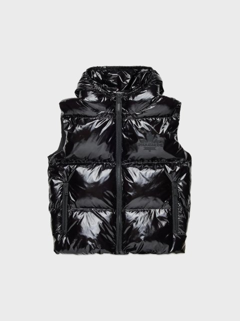 Чорний жилет DSQUARED KID : фото - Invogue