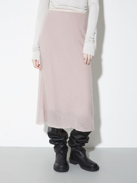 Розовая юбка MAX&CO из акрила: фото 2 - Invogue