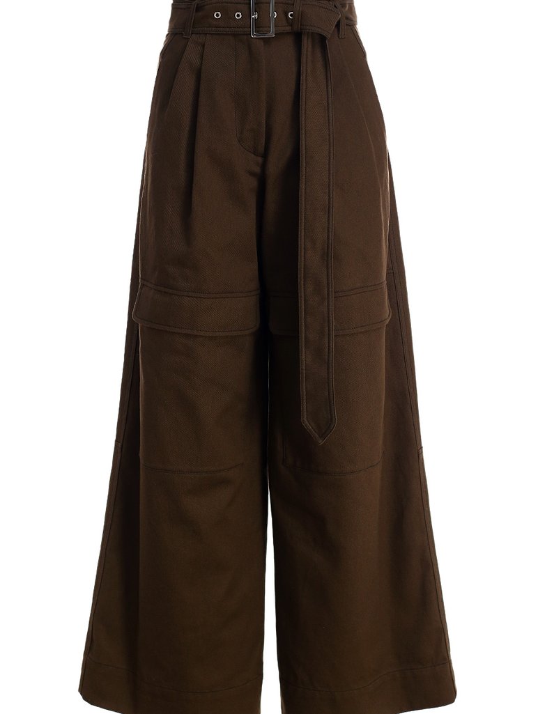 Коричневі брюки WEEKEND MAX MARA : фото - Invogue