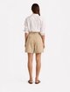 Бежевые шорты Weekend Max Mara из льна: фото 3 - Invogue