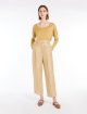 Золота блуза Max Mara з шовкового трикотажу: фото 1 - Invogue