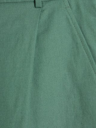 Зелёные шорты Weekend Max Mara из льна: фото 2 - Invogue