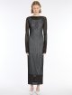 Довга сукня Sportmax з сітки: фото 3 - Invogue