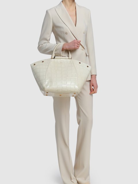 Белая сумка MAX MARA: фото 1 - Invogue