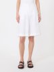 Білі шорти-бермуди Max Mara з льону та бавовни: фото 2 - Invogue