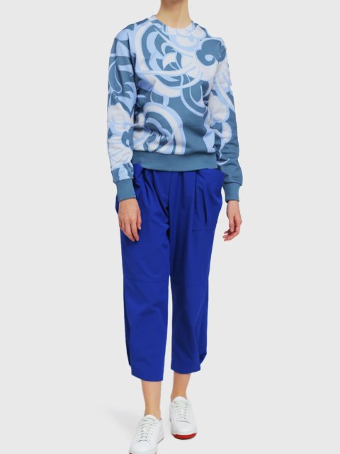 Голубой свитшот KENZO: фото 1 - Invogue