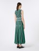 Зелена сукня MAX MARA з віскозної пряжі: фото 3 - Invogue