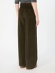 Штани кольору хакі Weekend Max Mara з бавовни: фото 3 - Invogue