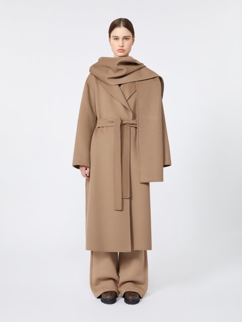 Світло-коричневе пальто MAX MARA з чистої вовни: фото 2 - Invogue