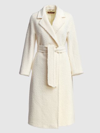 Белое пальто MAX MARA: фото - Invogue