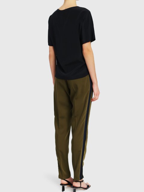Зелёные брюки SPORTMAX: фото 2 - Invogue