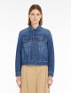 Синя куртка WEEKEND MAX MARA з деніму: фото 2 - Invogue