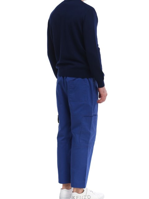 Синий свитер KENZO: фото 2 - Invogue