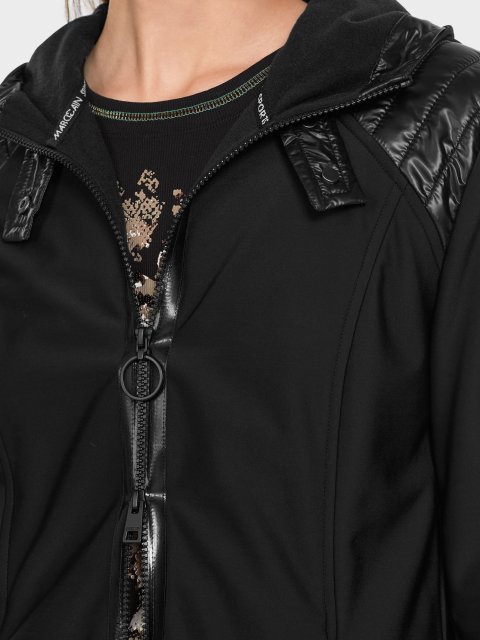 Чёрная куртка MARC CAIN: фото 3 - Invogue