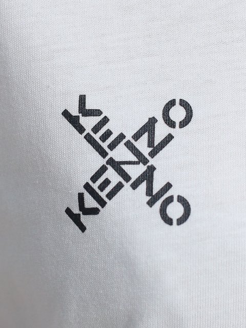Белая футболка KENZO: фото 5 - Invogue