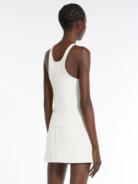 Кремовый топ MAX MARA из шерсти: фото 2 - Invogue