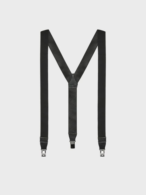 Черные подтяжки BOSS с логотипом: фото - Invogue