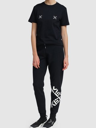 Чёрные брюки KENZO: фото 1 - Invogue