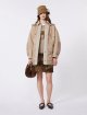 Темно-бежеве пальто WEEKEND MAX MARA утеплене: фото 1 - Invogue